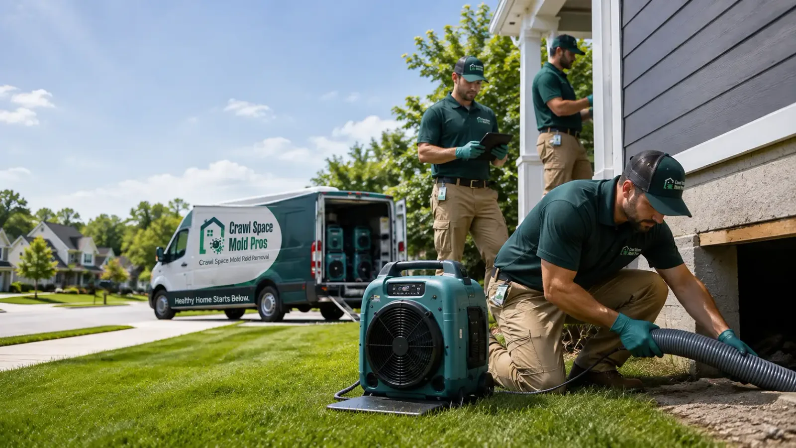 Crawl Space Mold Removal in Fairview, OR